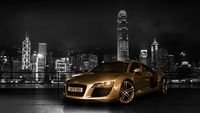 pic for Gold And Black Luxury Audi 